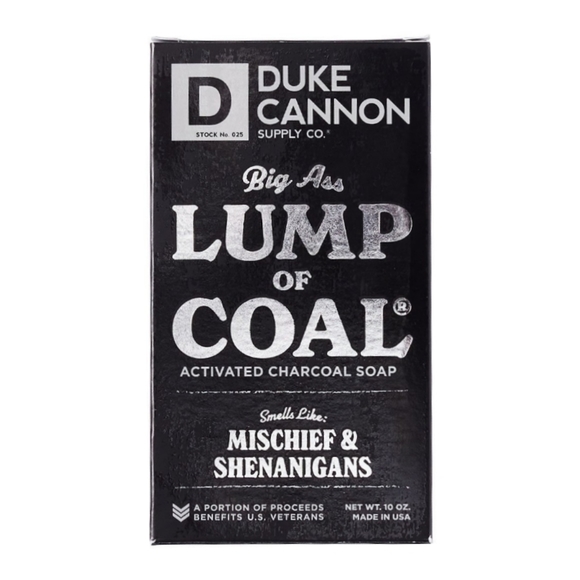 NEW Duke Cannon Supply Co. Big Ass Lump of Coal Soap Bar for Men Bergamot 10oz - Picture 5 of 6